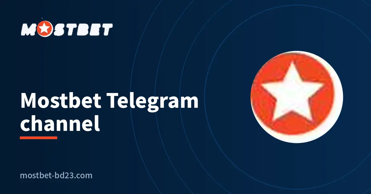 Mostbet Telegram channel cover with mirror links and promo code updates